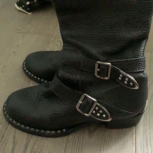 Miu Miu studded leather boots sz 39.5
